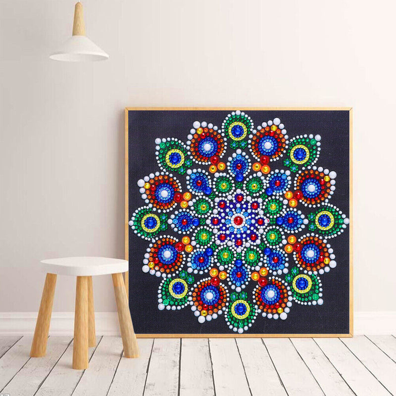 5D Part Special Shaped Drill Luminous Diamond Painting Mandala Art (GT107) Newly