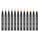 12pcs Liquid Eyeliner Pens, Waterproof, Durable, Cosmetic, Makeup-Too