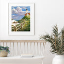 Full Round Drill Diamond Painting Seagull and Tower Pictures Handiwork Art