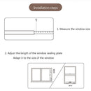 Adjustable Air Conditioner Slide Plate Fittings Windshield Fixing Plate Kit
