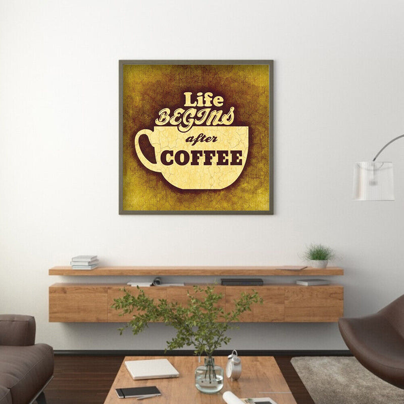 Coffee 5D DIY Diamond Painting Kits Full Round Drill Decor