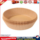30pcs Air Fryer Steamer Paper Liners Baking Oil Paper Mat (Beige 16x4.5cm) Newly