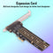 EM2-5106 SSD M.2 to PCI-E 1x Riser Card for M-Key NVME/B-Key SATA Adapter