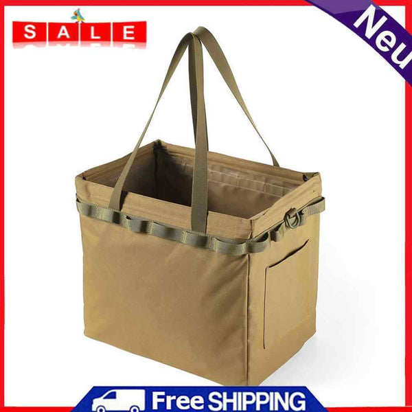 Portable Folding Shopping Organizer Firewood Package Camping Tools Storage Bags