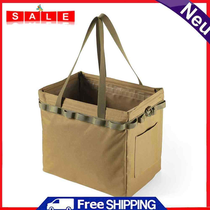 Portable Folding Shopping Organizer Firewood Package Camping Tools Storage Bags