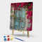 Painting By Numbers DIY Pink Multiflora Room Wall Picture Hand Painted Handwork