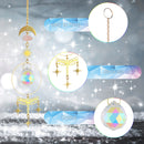 #A Crystal Wind Chime Prism Catchers Hanging Ornament Curtain Home Garden Pendan