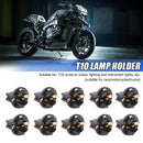 10x T10 Wedge Bulb Socket Twist Lock for Car Dash Instrument Cluster Light Newly