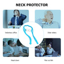 2-Ball Rolling Manual Neck Massager Pain Relief Hand Massage Tool (Blue) Newly