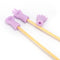 6pcs Cute Knitting Needles Point Caps Gesture Shape Needle Tip Stopper Protector