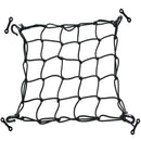 15"x15" Deck Cargo Bungee Net with Pad Eyes & Hooks Boat For Canoe Marine Q3J2