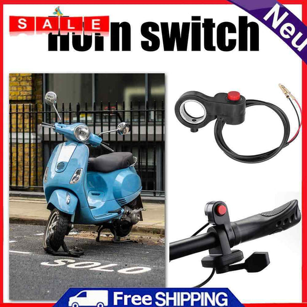 Universal Motorcycle Handlebar Horn Switch Electric Bicycle Horn Starter Parts