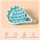 #A Silicone Hair Washing Brush Bathing Itching Head Scalp Massage Shampoo Comb