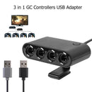 3 in 1 GC Controller Adapter Fit for Nintendo Switch Wiiu/PC Gamepad Converter