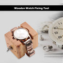 Watchmaker Wooden Watch Case Block Vise Clamp Movement Watch Repair Tool