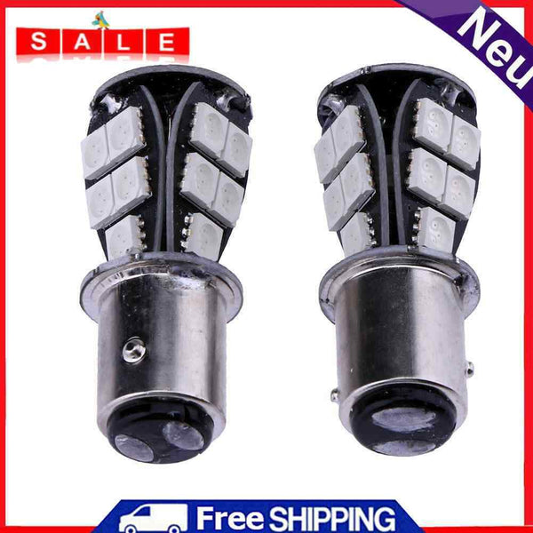 2pcs Car Styling 18SMD-5050 COB LED Bremse Tail Auto Glühbirne Auto Standlicht B