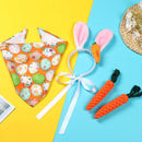 Pet Supplies Dog Bandana Easter Pet Accessories Rabbit Hair Hoop Puppy Bib