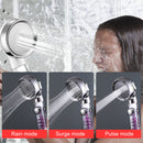 High Pressure Shower Heads Handheld Turbo Fan Spray Shower Head Nozzle (D) Newly