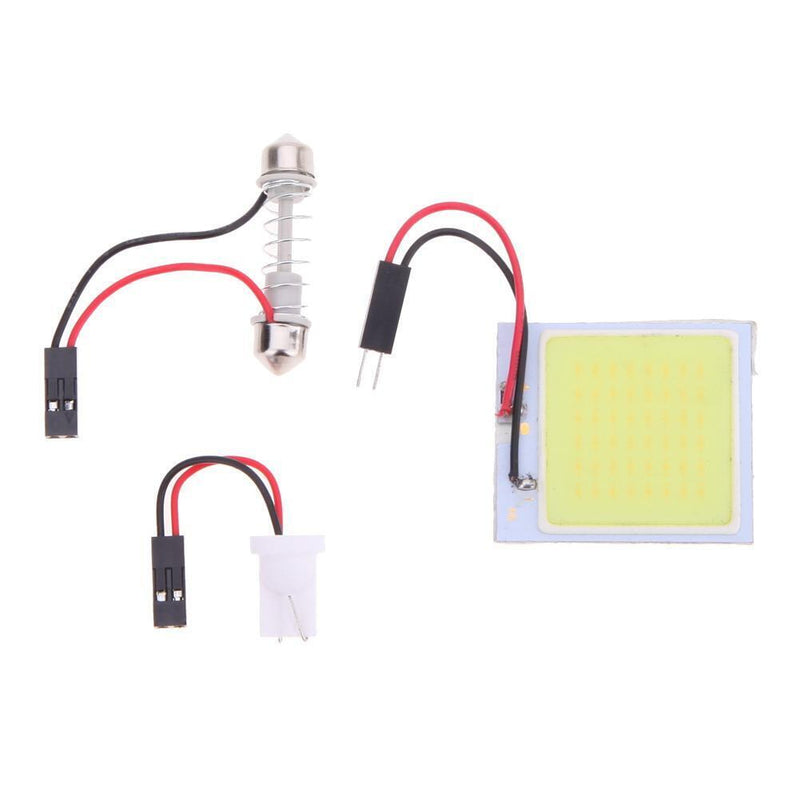 cob 48 SMD chip super White Reading Lamp 12v cw led dome Bulb led Car Newly