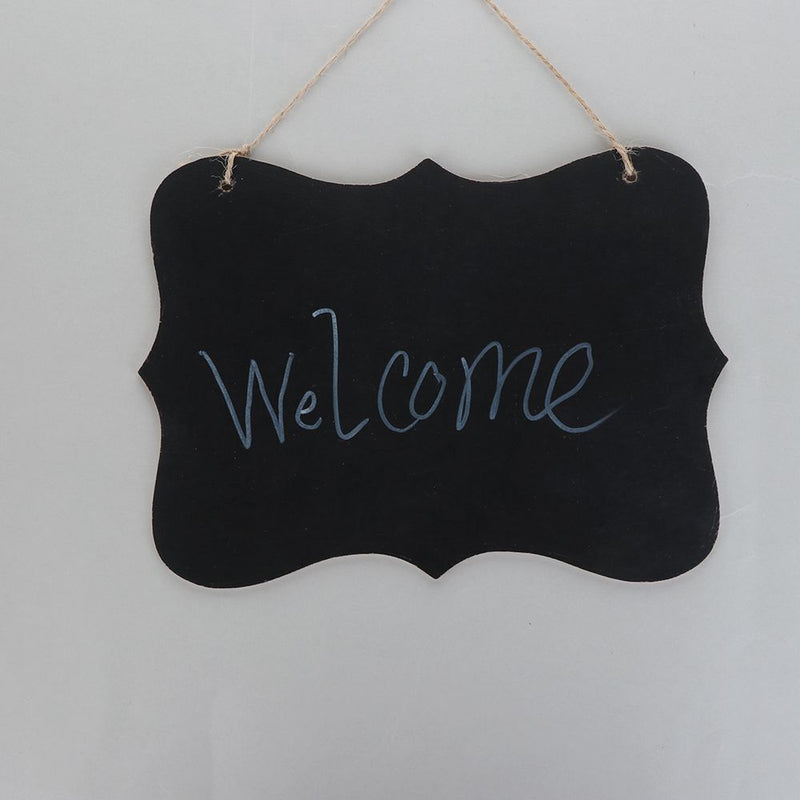 Wedding Memo Sign Message Label Love Heart Chalkboard Wooden Mini Blackboard