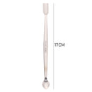 Stainless Steel Handmade Spoon Double Headed Dead Skin Push Remover Nail Clea