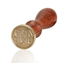 Sealing Wax Classic Initial Wax Seal Stamp Alphabet Letter H Retro Wood