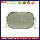 Lace Flower Decor Shoulder Handbags Women Small Chain PU Leather Crossbody Bags