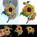 Sunflower Patch Cloth Bag Stickerei Applique Aufkleber Abzeichen-Patches N C9G8