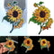 Sunflower Patch Cloth Bag Stickerei Applique Aufkleber Abzeichen-Patches N C9G8
