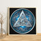 Nordic Badge Oil Paint By Numbers Kits DIY Handpainted on Canvas Wall Art