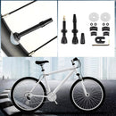 2pcs Bicycle Tubeless Valve Set CNC Machined Anodized Tool (44mm Black) Newly