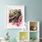 Flower Bird Oil Paint By Numbers Kit DIY Drawing Picture for Adults Home Decor