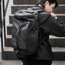 #A Men Fitness Backpack USB Charging Port Travel Rucksack Business Zipper Bags