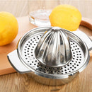 Stainless Steel Manual Orange Juicer Lemon Fruit Juice Squeeze Filter Bowl