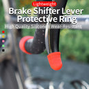 MTB Road Bike Brake Shifter Lever Cover Brake Handle Lever Sleeve (Red)