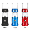 Camping Torch Night Light Tent Lamp Collapsible Lamp Camping Light Solar Power
