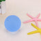Hand Grip Muscle Power Train Jelly Fitness Finger Exerciser Ball(Blue)