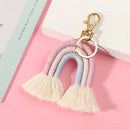 Keyring Rainbow Keychain Rainbow Keychain Bohemian Tassel Car Keyring Holder
