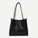 Casual PU Women Crossbody Bag Female Solid Color Large Capacity Shoulder Handbag
