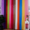 4pcs Solid Color Window Curtain Flower Pattern Valance White