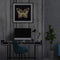 #A 5D Diamond Painting Kit Blue Flower Butterfly Partial Special Shape Drill D