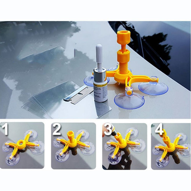 DIY Auto Glass Windscreen Repair Kit Crack Chip Windshield Window Screen