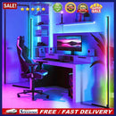 Aluminum Alloy Symphony RGB Floor Lamp Dimmable Color Changing LED Foot Lamp