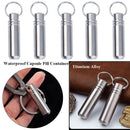 Mini Outdoor Camping Waterproof Canister EDC Tool Capsule Bottle Medicine Seal