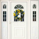 Ukrainian Sunflower Wreath Artificial Flowers Wreaths Front Spring Garland S8M5