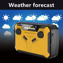 Reading Lamp Solar Charging 2500mAh Power Bank Emergency Radio Hand Crank