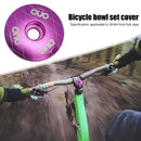 OUO MTB Mountain Bike Headset Bowl Cover Ultralight Stem Top Caps (Purple) Newly