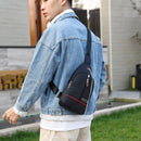 Casual Crossbody Chest Sling Bags Waterproof Oxford Cloth Men Shoulder Handba