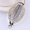 Women Fashion Headwear Crystal Hair Clip Banana Clip Ponytail Hairpin