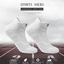 Men Basketball Socks Anti-Slip Towel Bottom Thickened Short Socks (White) Newly